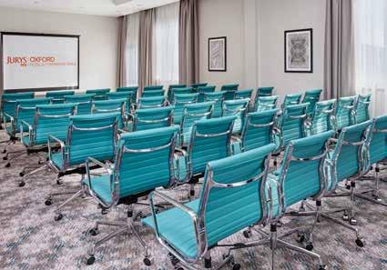 WELCOME TO Jurys Inn Oxford Hotel and Conference Venue Our flexible range of 20 meeting and function rooms, makes us an ideal venue for hosting small or large conferences and special events.