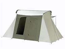 10 X 14 FT. FLEX-BOW CANVAS TENT - BASIC Hydra-Shield TM, 100% Cotton Duck Canvas. Durable, watertight and breathable. Flex-Bow Frame: Exceptionally sturdy. Keeps tent taut.