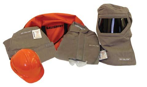 Other sizes and orange color available by special order. This kit meets NFPA 70E Hazard Risk Category 4. LIGHTER MATERIAL THAN EVER.