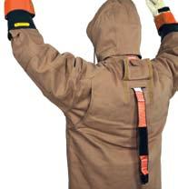 Cargo Pockets - (Hooded Jacket Only) Large expandable pockets for carrying tools and other items with additional inner