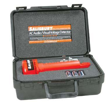 Voltage Detectors and Ball & Socket Grounding System Shock Protection u Self Testing Voltage detector Kits Salisbury s Self-Testing Voltage Detectors allow testing to be continuous and automatic.