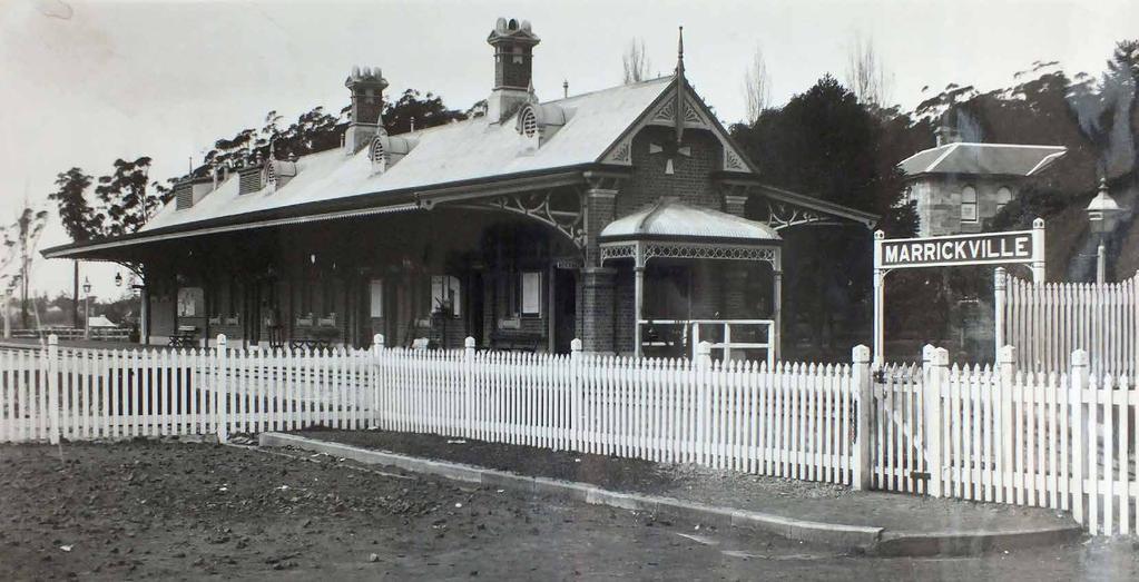 THE EVOLUTION OF THE BANKSTOWN LINE Marrickville Station c.