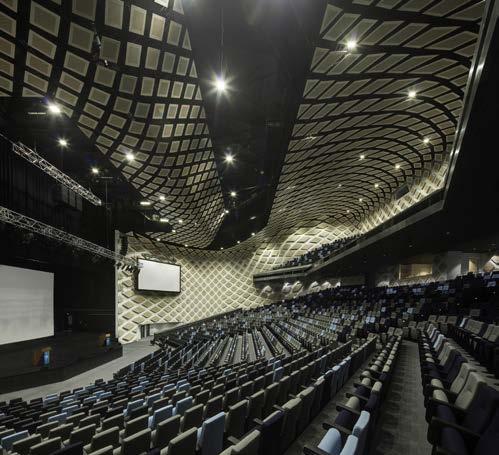 Sydney Theatre. The unique configuration allows three major conventions to run simultaneously.