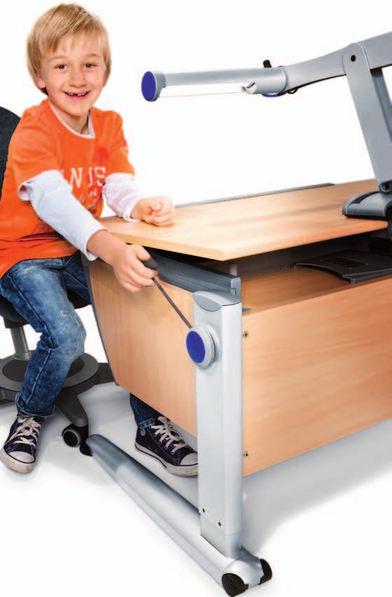 adjustment Height-adjustable desk Fully adjustable