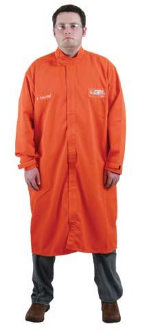 Protection Coats OEL s ARC Flash Protection Coats 8-40 cal/cm2 8 cal/cm2 to 40 cal/cm2* ATPV ratings 8 cal/cm2 to 40 cal/cm2* coats are made from ARC flash resistant FR Shield material, sewn with