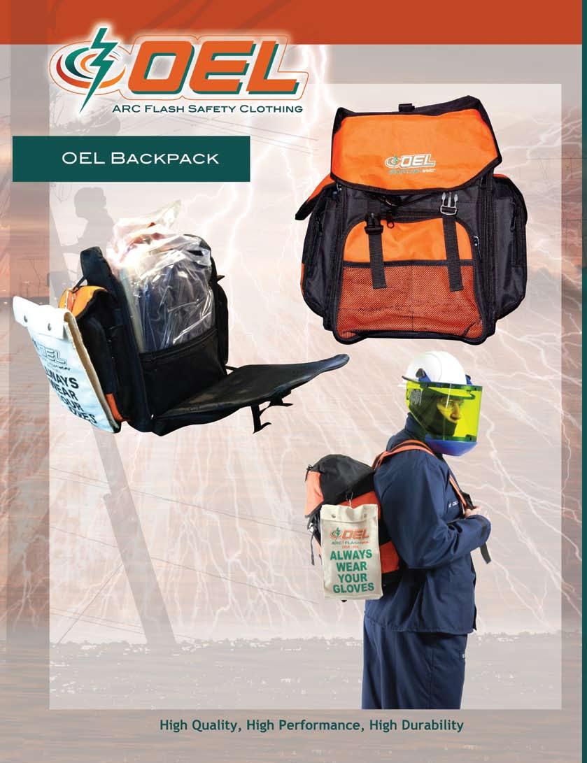 This backpack is great for caring around all of your arc-flash gear. Built with special pockets to hold your helmet, face shield, safety clothing and insulated tools.