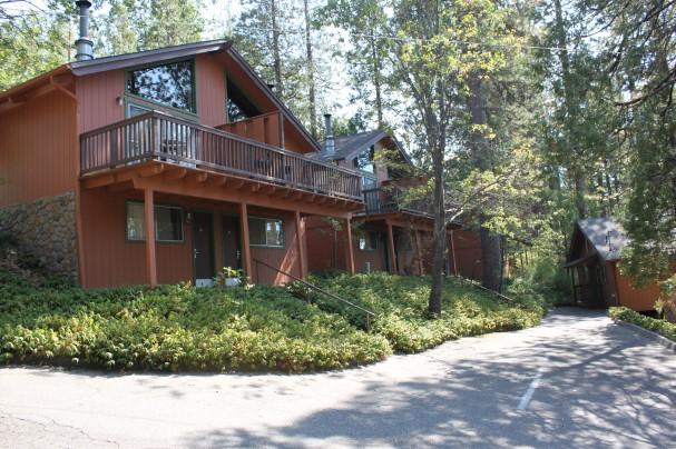 LODGING: Chalets Nestled in the tall pines by Bass Lake, our