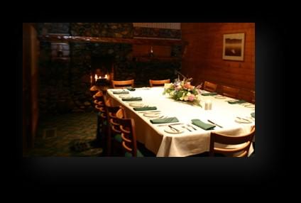 allows for small intimate meetings or private dining.