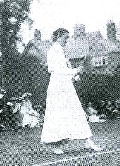 A wide web search found many references to her as an admired lady fencer one of which indicated that she had been to school in France, to a school for young ladies in Avon near Fontainebleau named