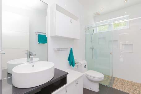 Fully equipped roomy bathrooms, tiles on all floors,
