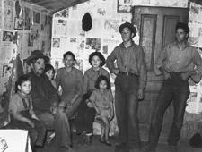 Transient Mexican worker's family from Texas.