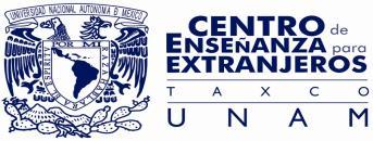 SPANISH IMMERSION PROGRAM UNAM-CANADÁ CEPE-TAXCO from January 13 to February 3, 2018 Campus Activities will take place on the CEPE-TAXCO campus at: Ex-Hacienda "El Chorrillo" C.P.40220, Taxco de Alarcón, Guerrero, México Tel.