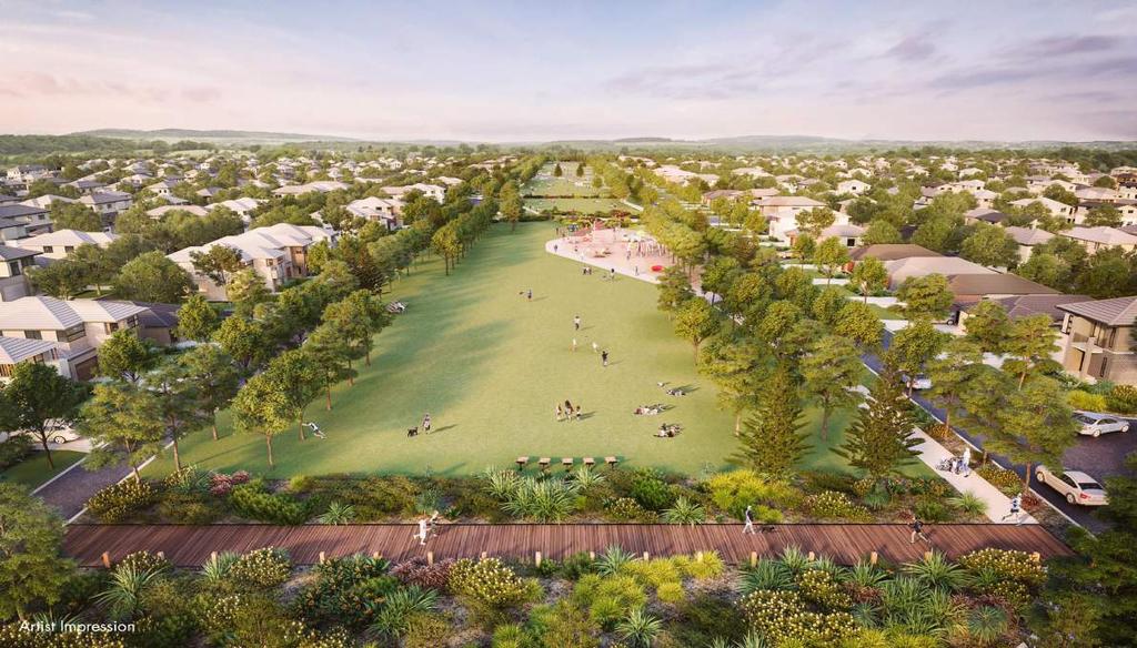 LIVING AT HARMONY The centerpiece of the Harmony community will be the amazing linear park, which forms a natural connection between all green spaces, neighbourhoods, amenities, sports fields and the