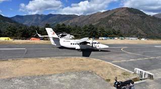 Lodge 9 November 17 Saturday Fly back to Kathmandu (30 minute flight) Today we will fly to Kathmandu (elevation 4593 ) and transfer to