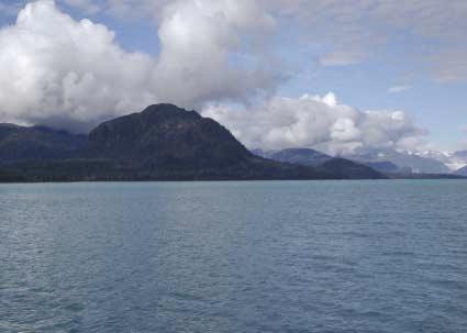 7 View north from the same shoreline location near Muir Point, Muir Inlet, Glacier Bay National Park and Preserve, Alaska, that document changes that have occurred during the 104 years between