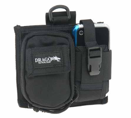 features storage areas for SD cards and extra batteries Front ID pocket holds