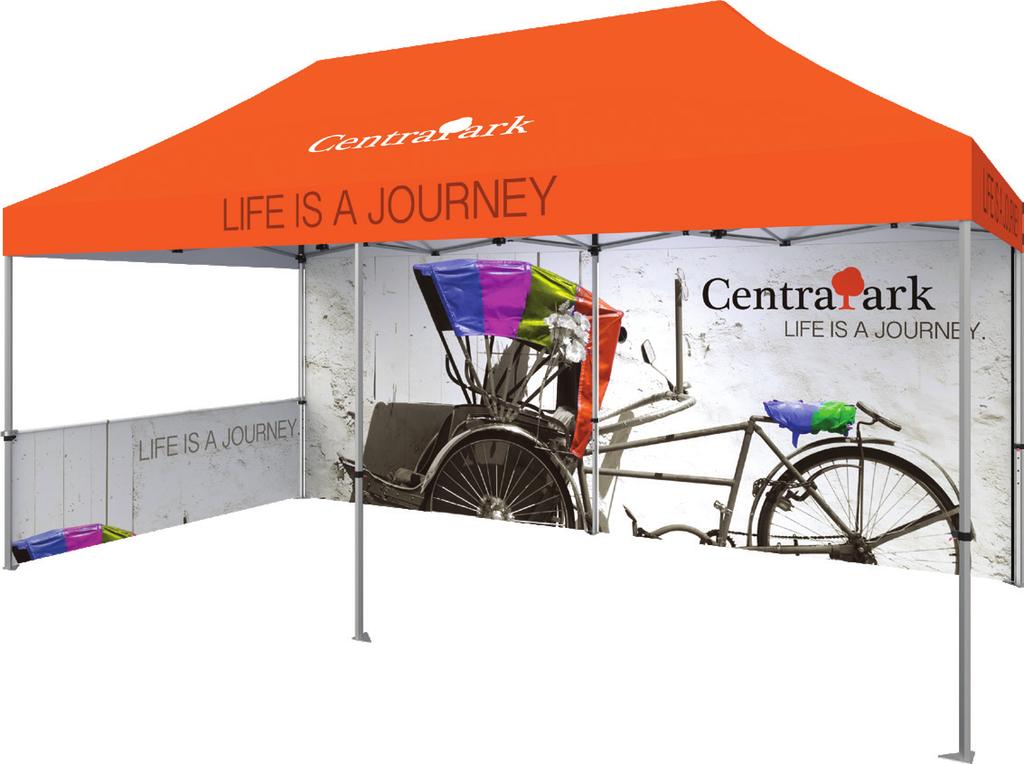 6' - rust-resistant, lightweight aluminum frame is completely self-contained with no loose parts - canopies,