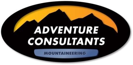 Seven Summits Training Course 2017/2018 Course Notes All material Copyright Adventure Consultants Ltd 2016-2017 Welcome to Adventure Consultants Seven Summits Training Course.