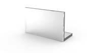 Metacrilato transparente Material: anodized satinated aluminium, transparent acrylic glass Material: Aluminio,