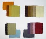 bandejas tapizadas en Antelina. Posibilidad de una amplia gama de colores.