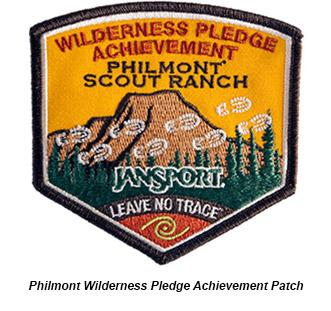 The Wilderness Pledge Achievement Program helps insure that there is crew leadership focused on outdoor ethics.