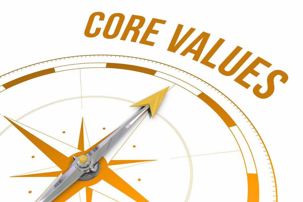 CORE VALUES OF OUR COMPANY To give every customer, partner and employee the power