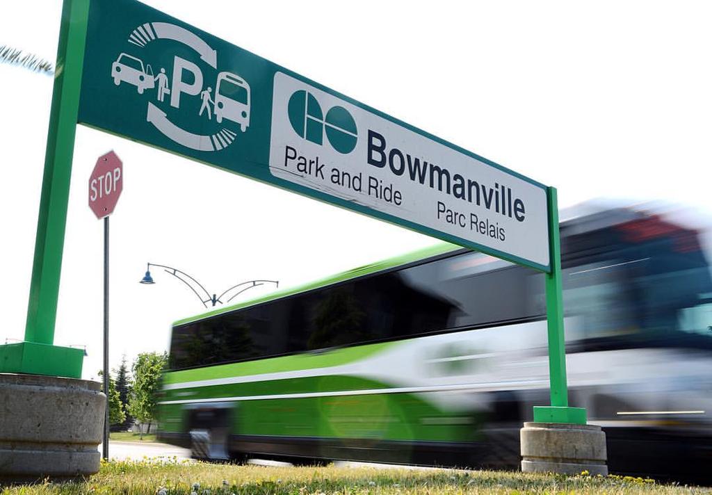CURRENT LAKESHORE EAST GO SERVICES Metrolinx has doubled the service on the Lakeshore East Line in 2013 with bus connections to Courtice, Bowmanville, and Newcastle.