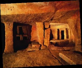 3300 BC; it is a complex of underground chambers, halls and passages covering approximately 500 m2 on three levels, partly