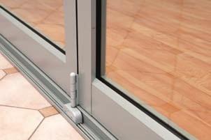 Bi-fold doors can be designed to have a single active door