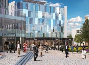 Phase One - a new 6 storey office building - 32,000 sq ft, a 60 Bed Premier Inn hotel and car park Phase Two - Cathedral Square will provide up to 55,000 sq ft of office accommodation