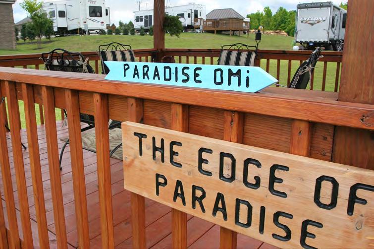 The $3 million worth of construction and landscaping done by Larry and Sandy Harris are just some of the reasons lot owners at Smith Lake RV Resort agree with the Van Giessens signs.