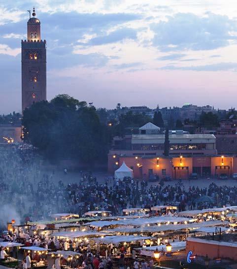 MOROCCO 12 DAY SOLOS TOUR - SEPTEMBER/OCTOBER 2018 Day 9-30 September 2018 MARRAKECH (B,D) Today we take a guided tour of Marrakech and visit the medina, souks and Bahia Palace.