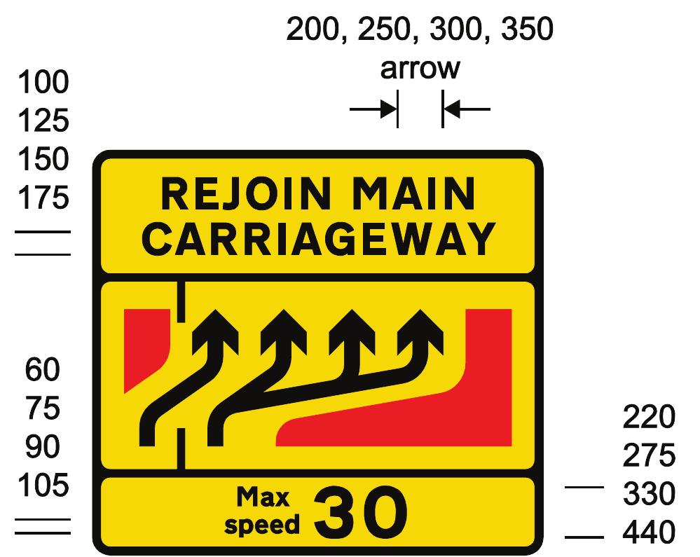 16.7 A limited number of sign illustrations for lane closures and contra-flow working at road works are illustrated at items 13 to 16 in Part 6.