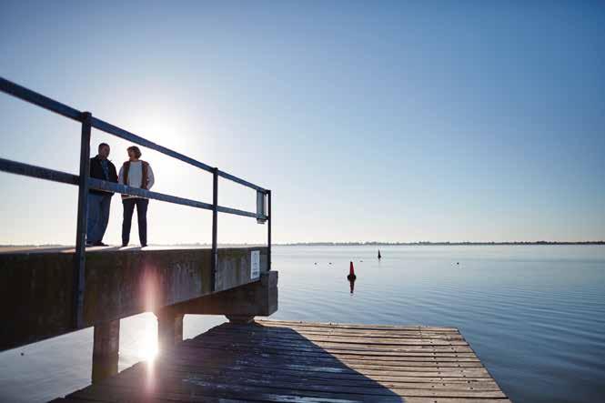 For those who don't mind dipping their toes in the water, Lake Boga beckons for those who want to spend