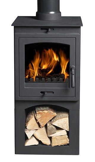 HELIOS 5 CLEAN BURN Compact freestanding stove FUEL TYPE* Wood, Anthracite