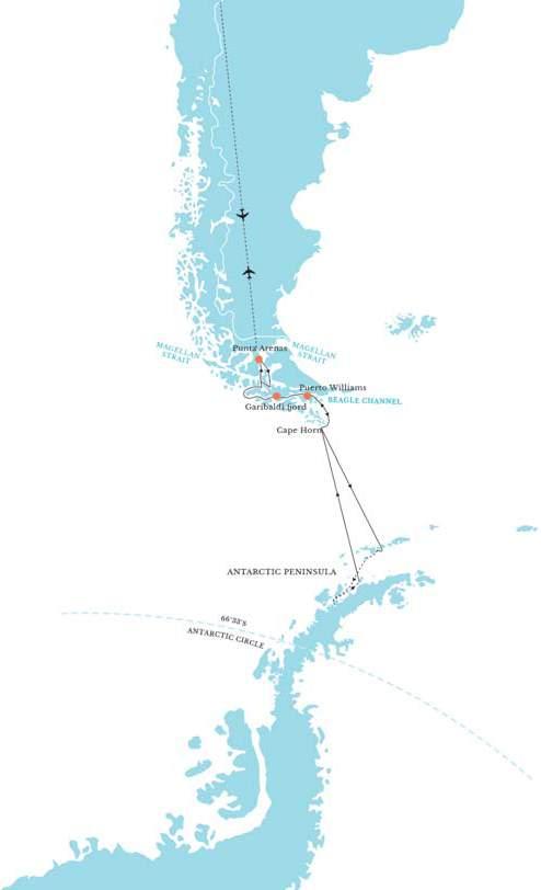 Sail the Beagle Channel and glide past the end of the world in the wake of history s most seasoned explorers to reach what few people