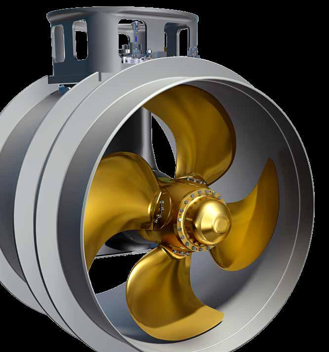 SYSTE Why is Brunvoll a major Complete Thruster Systems Brunvoll offers fully integrated thruster solutions complete with drive, control, alarm and monitoring systems, electronic cabinets, and