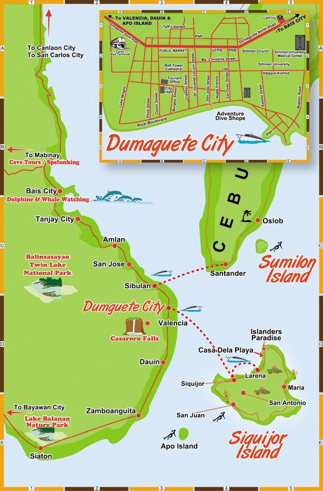 DUMAGUETE FACTS Negros Oriental 120,000 locals and