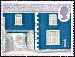 The and stamps were designed by David Gentleman, and the 1/- and were designed by Sheila Robinson.