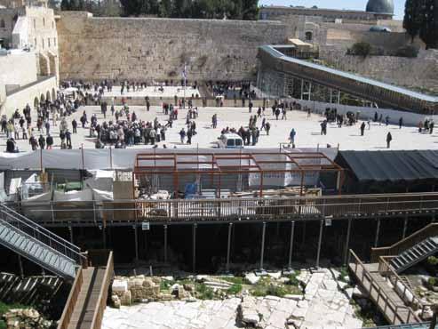 Excavations in the Western Wall Plaza and