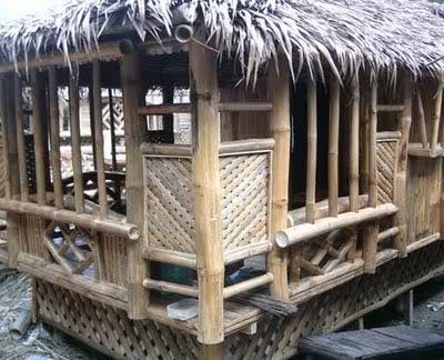 0.1. Bahay Kubo made out of bamboos and Nipa leaves 0.