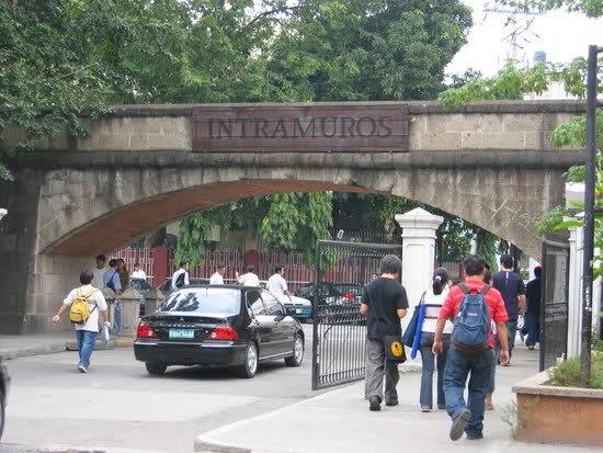 4 Intramuros Signage 5 Inside of early Intramuros It was based on the star fort or trace