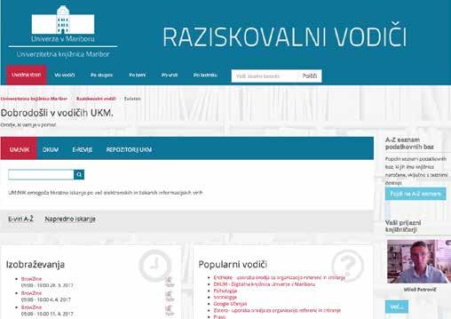26 UMniverzum KNJIŽNIČNE APLIKACIJE ZA UČINKOVITEJŠE DELO Z INFORMACIJSKIMI VIRI MILOŠ PETROVIČ V Univerzitetni knjižnici Maribor že nekaj let ponujamo različne knjižnične aplikacije, ki omogočajo