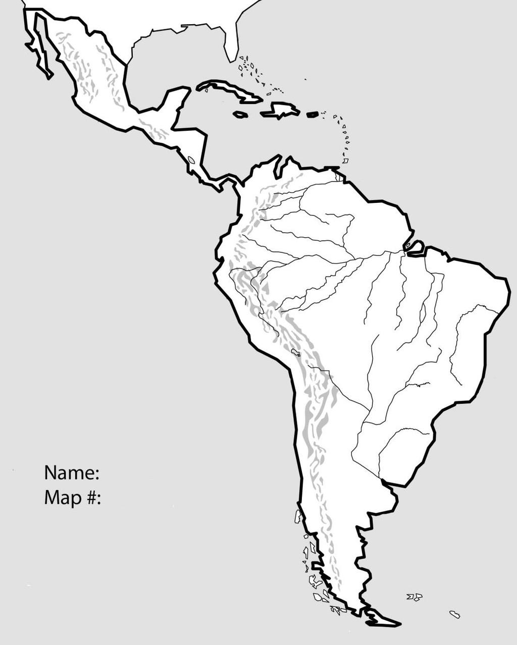 Latin America- Landforms and