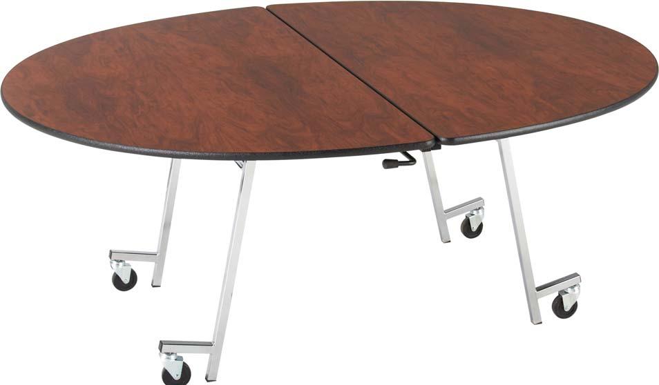 SICO PACER MOBILE FOLDING BANQUET TABLE Three Ways to Improve Profitability Faster Turns The SICO Pacer is designed to take the work out of setup, tear down, and trips to storage.