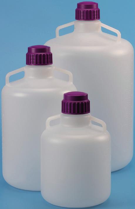 VWR CARBOYS VWR Heavy-Duty Round Carboy, Narrow Mouth Use for storing and dispensing solutions and media.