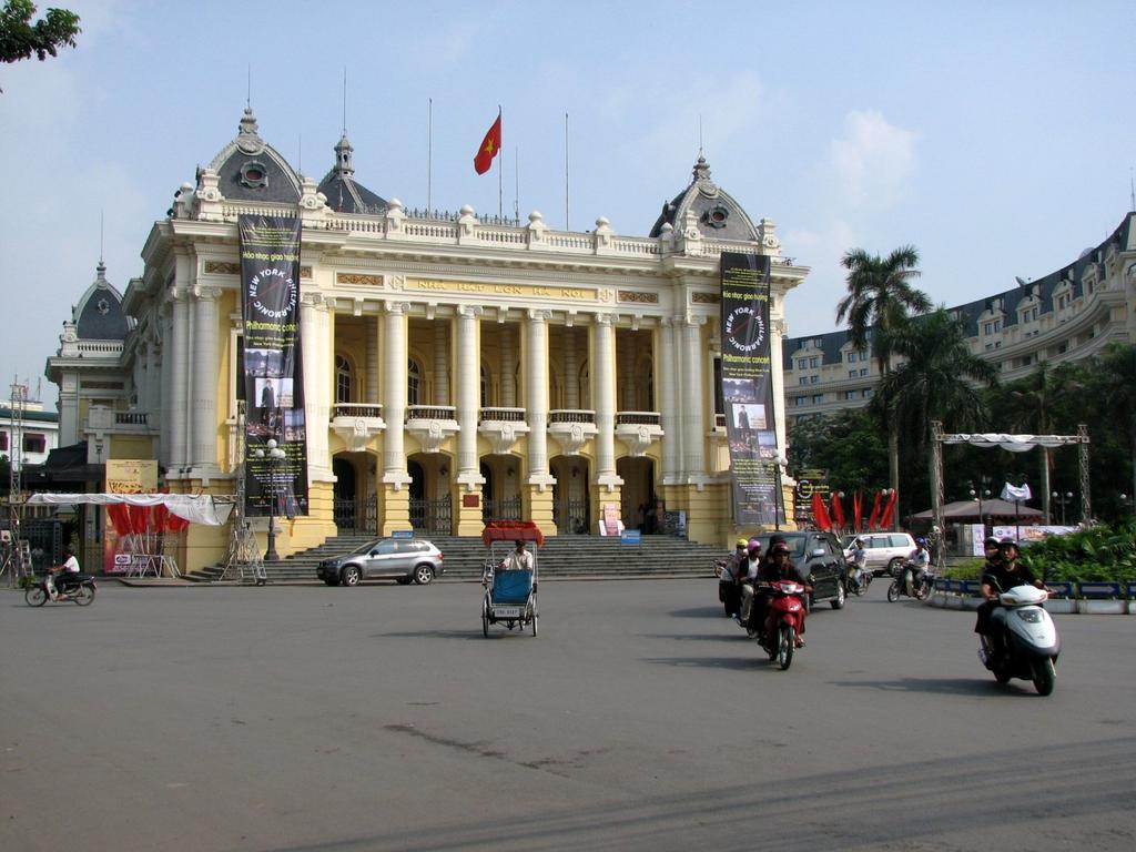 DESTINATION 3: HANOI OPERA HOUSE Leaving the traditional shops house, we will visit one of the typical architecture of the French colony period, the Hanoi Opera House located on the August