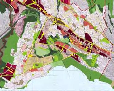 5. Sectoral planning SDOL (masterplan of the West of Lausanne : 8 communities) Re-thinking the economic transformation and giving a new urban framework and a new identity to a territory fragmented by