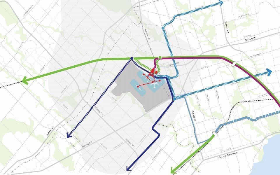 Connecting our our region region Finch LRT To Kitchener-Waterloo Waterloo HSR Corridor UP