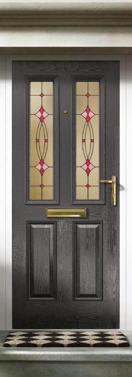 COMPOSITE DOORS A range of styles Choose from a variety of styles, colours and decorative glass options to create a distinctively